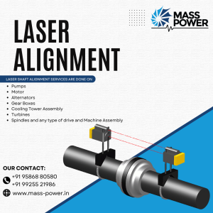 Precision Laser Shaft Alignment for Optimal Machinery Performance Mass Power provides precision laser shaft alignment services for a wide range of rotating equipment, including motors, pumps, turbines, gearboxes, and more. Our expert technicians ensure perfect shaft alignment for optimal performance, reduced wear and tear, and increased efficiency.